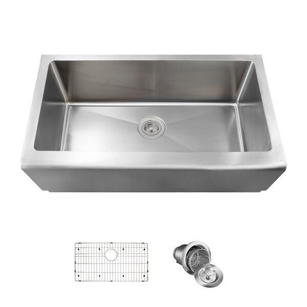 MRDirect Stainless Steel 33" x 20" Farmhouse/Apron Kitchen Sink With